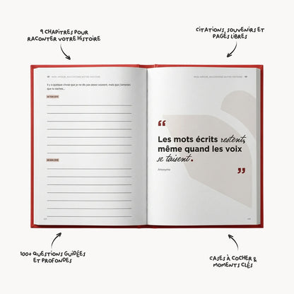 Journal guidé – Mon amour, racontons notre histoire