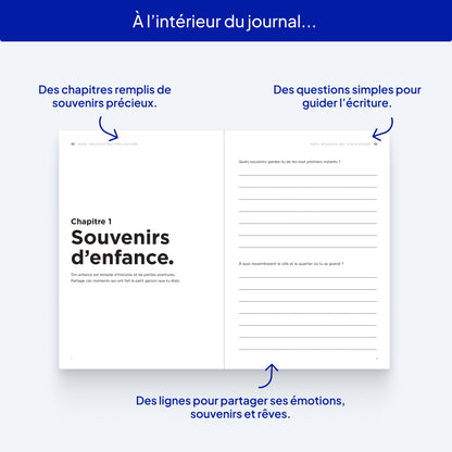Journal guidé – Raconte-moi ton histoire
